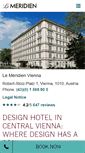 Mobile Screenshot of lemeridienvienna.com